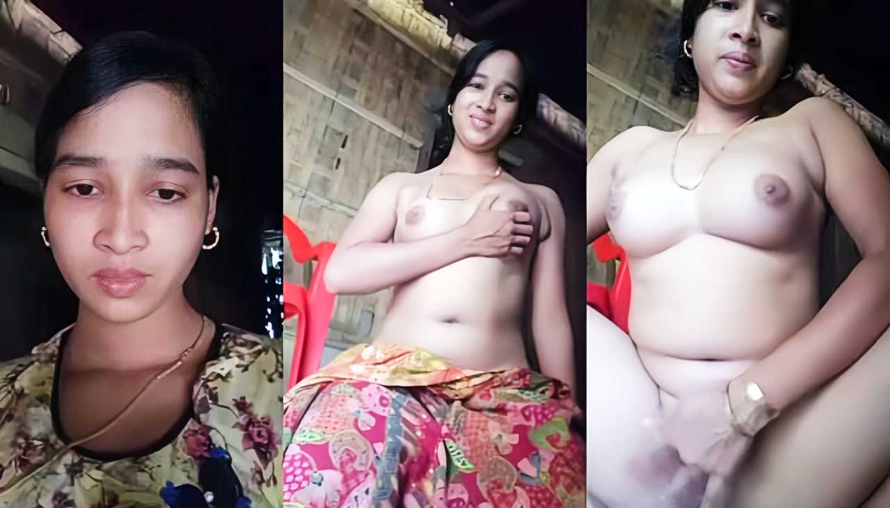 Innocent shy desi girl fingering her pussy