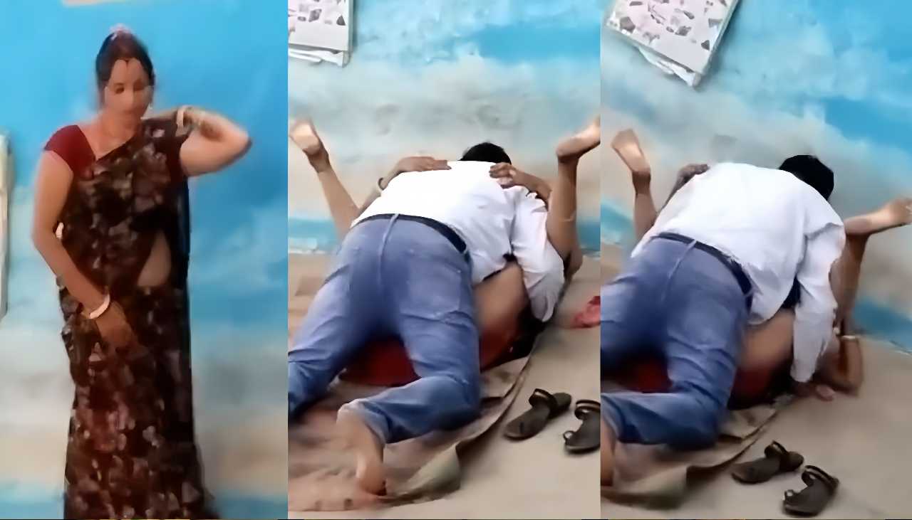 Teacher lady fucked by head master MMS