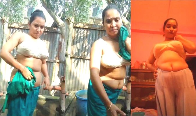 Desi Vlg Bhabhi bathing