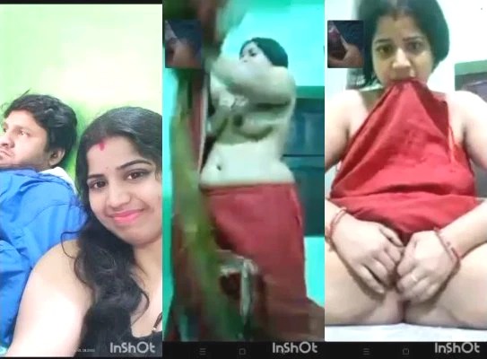 Horny Desi Bhabhi Shows Boobs and Pussy On VC