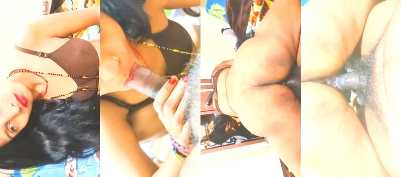 Desi Bhabhi Blowjob and Ridding