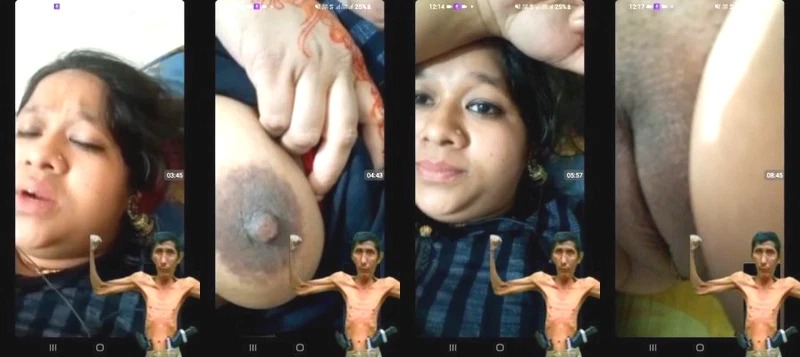 Horny Desi Bhabhi Shows Boobs On VC