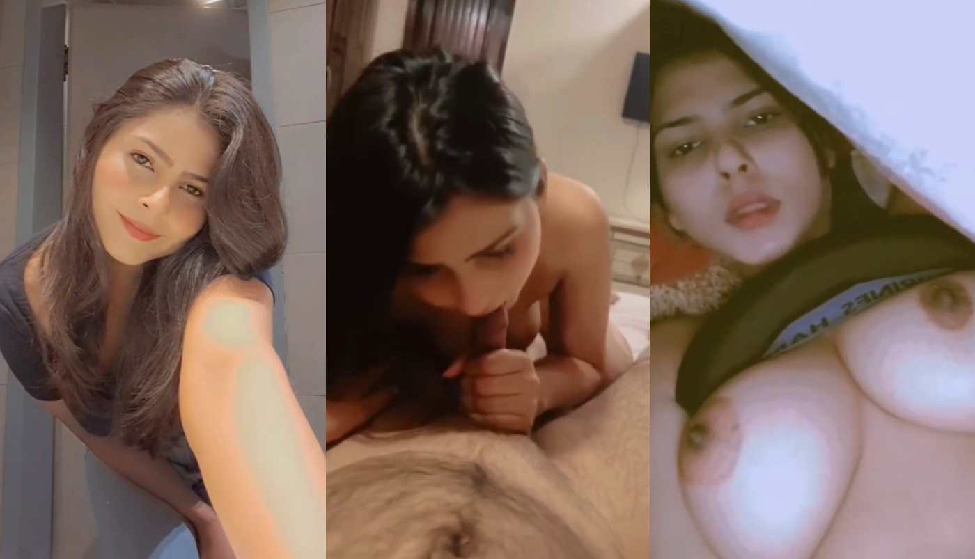 Beautiful Girlfriend Showing Giving Blowjob to BF