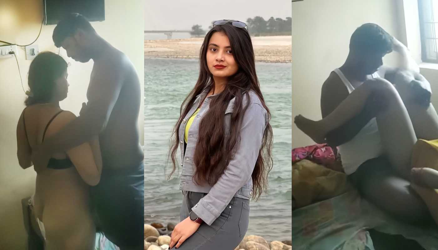 College girl fucking with lover after class in the hotel