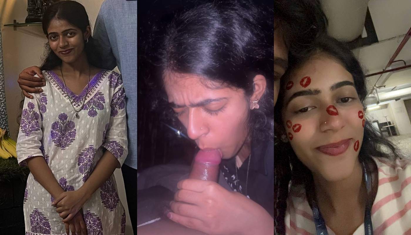 Cute Indian GF Giving BJ Handjob Cum Out Fucking