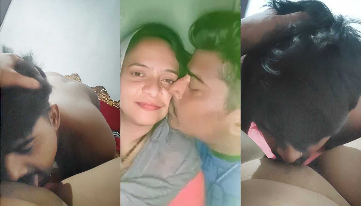 Desi wify licking her pssy sex video