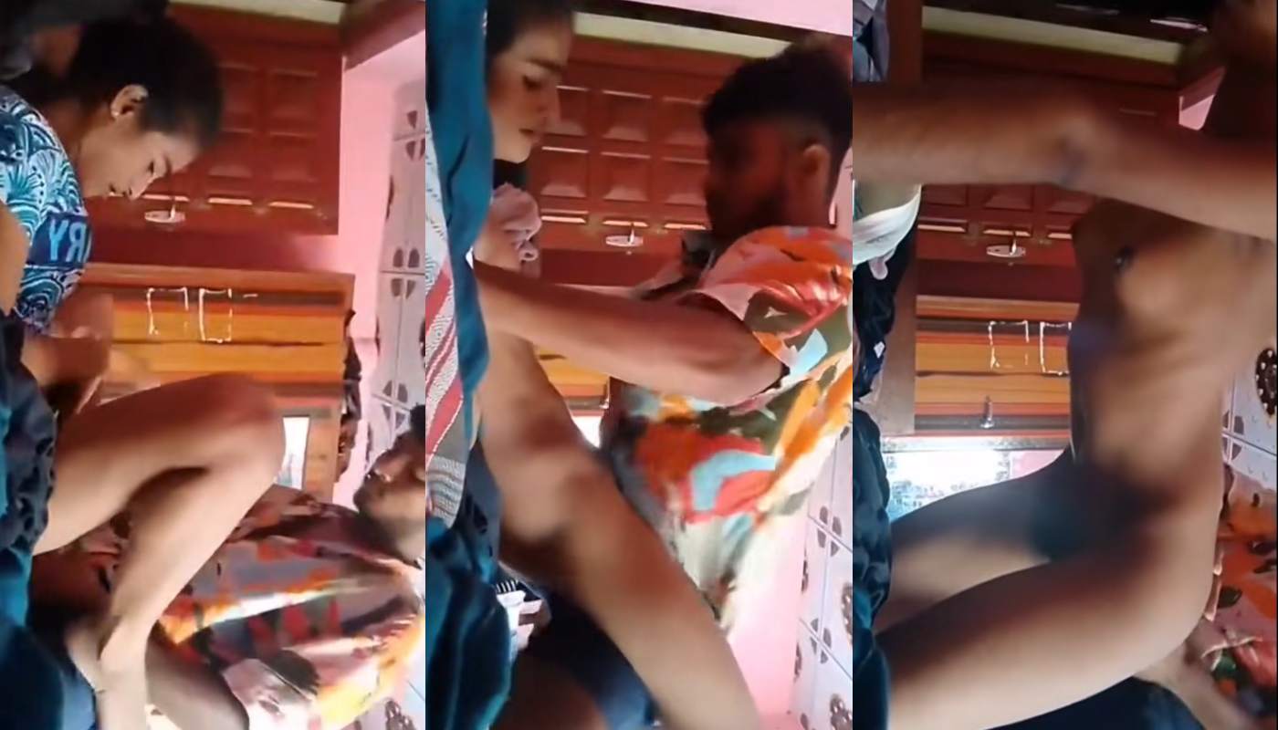 Slim Sexy Girlfriend Missionary and Doggy Style Fucked By Lover Desi Sex